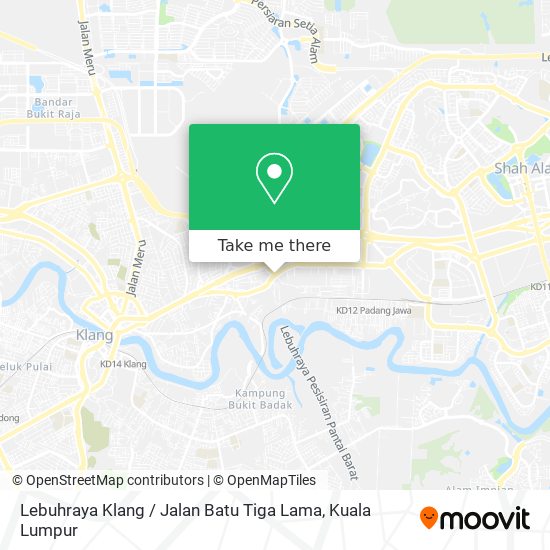 Lebuhraya Klang / Jalan Batu Tiga Lama map