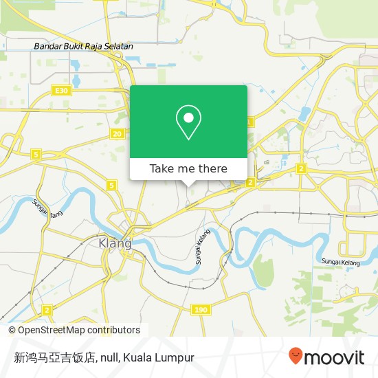 新鸿马亞吉饭店, null map