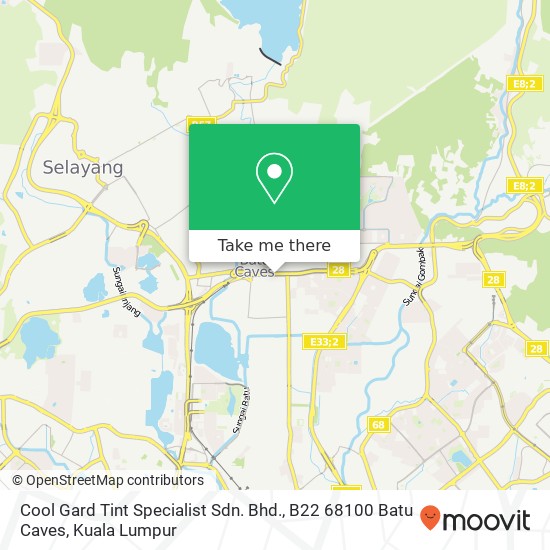 Cool Gard Tint Specialist Sdn. Bhd., B22 68100 Batu Caves map