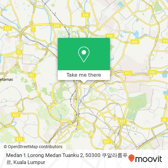 Peta Medan 1 Lorong Medan Tuanku 2, 50300 쿠알라룸푸르