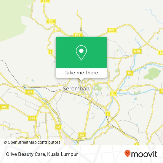 Olive Beauty Care map