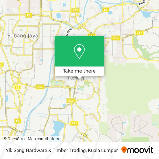 Yik Seng Hardware & Timber Trading map