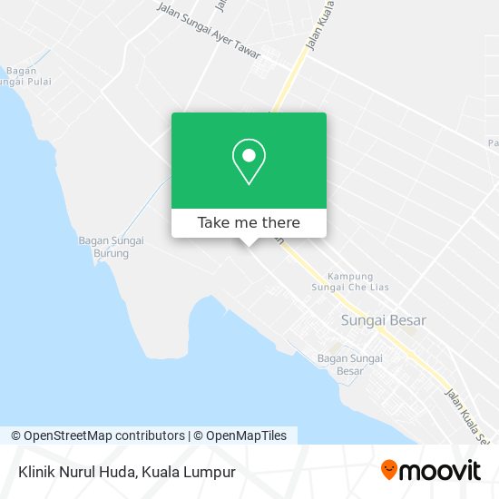 Peta Klinik Nurul Huda