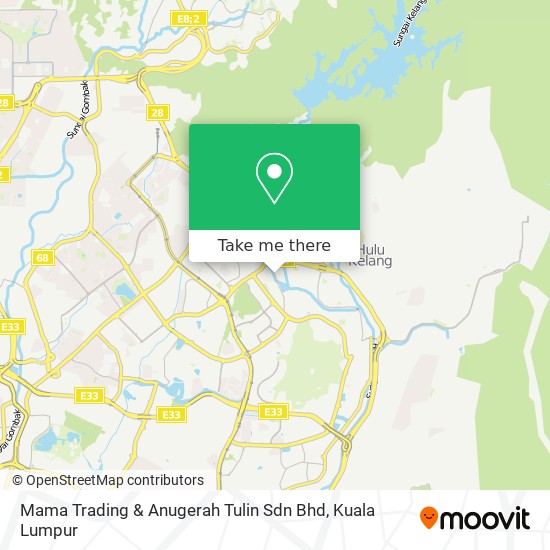 Peta Mama Trading & Anugerah Tulin Sdn Bhd