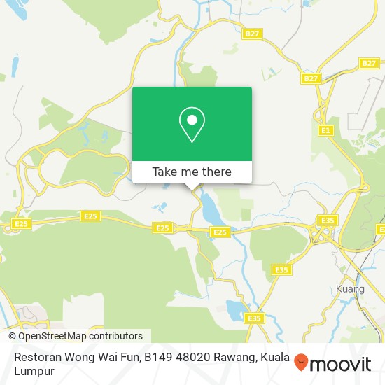 Restoran Wong Wai Fun, B149 48020 Rawang map