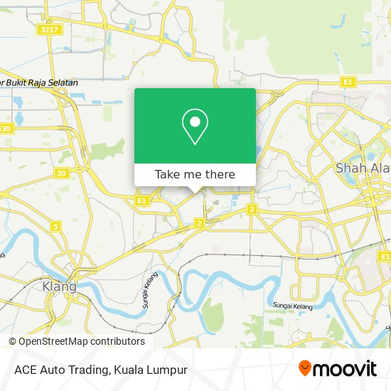 ACE Auto Trading map