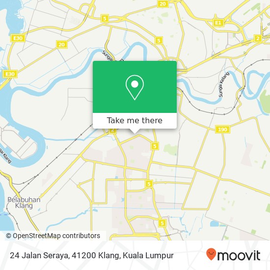 24 Jalan Seraya, 41200 Klang map