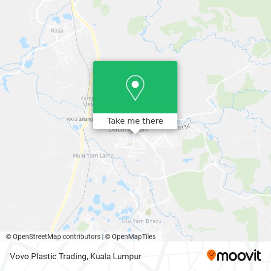 Vovo Plastic Trading map