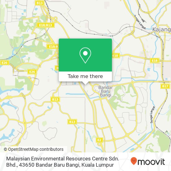 Malaysian Environmental Resources Centre Sdn. Bhd., 43650 Bandar Baru Bangi map