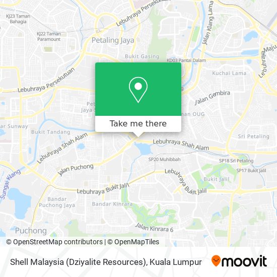 Shell Malaysia (Dziyalite Resources) map
