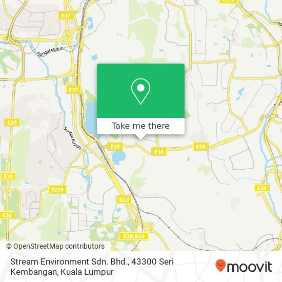 Stream Environment Sdn. Bhd., 43300 Seri Kembangan map