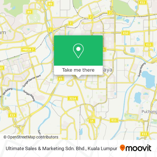 Ultimate Sales & Marketing Sdn. Bhd. map