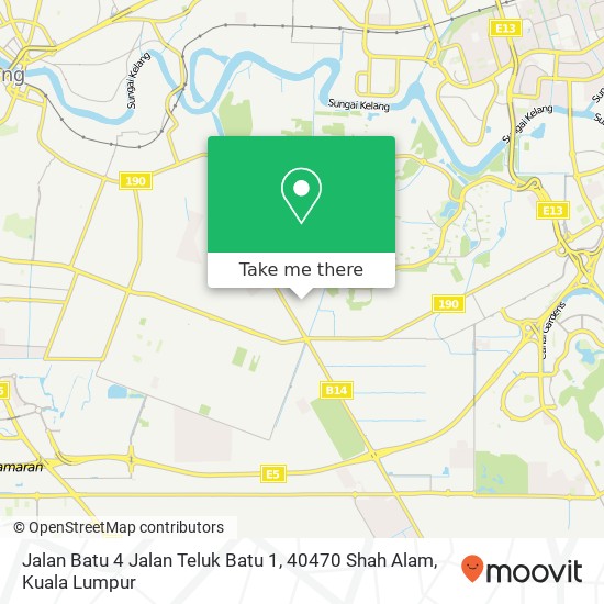 Jalan Batu 4 Jalan Teluk Batu 1, 40470 Shah Alam map