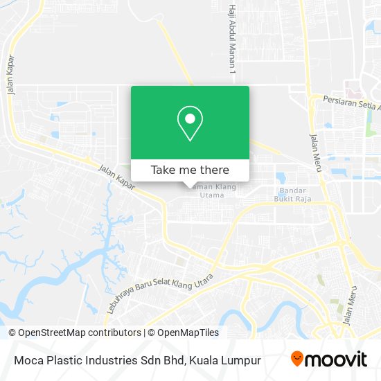 Moca Plastic Industries Sdn Bhd map