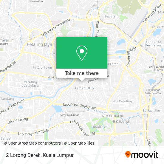 2 Lorong Derek map