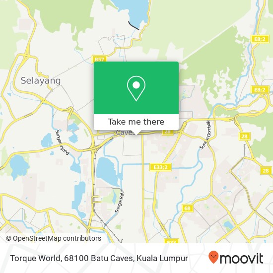 Torque World, 68100 Batu Caves map