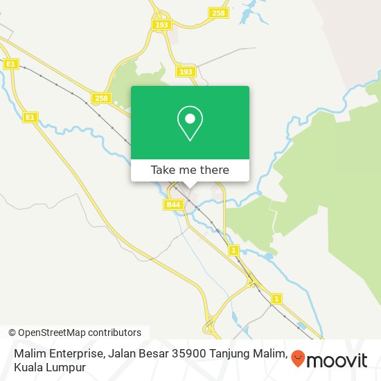 Malim Enterprise, Jalan Besar 35900 Tanjung Malim map