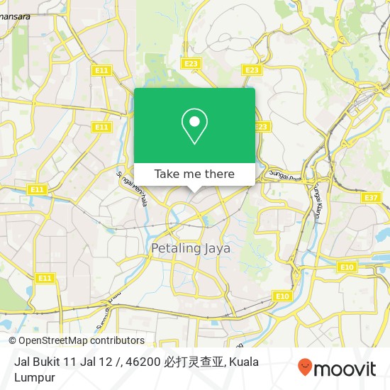 Jal Bukit 11 Jal 12 /, 46200 必打灵查亚 map