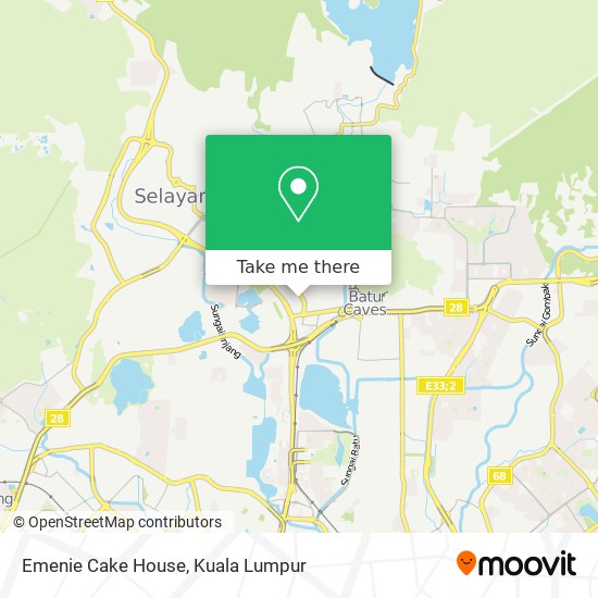 Emenie Cake House map