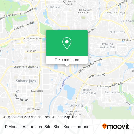 D'Manssi Associates Sdn. Bhd. map