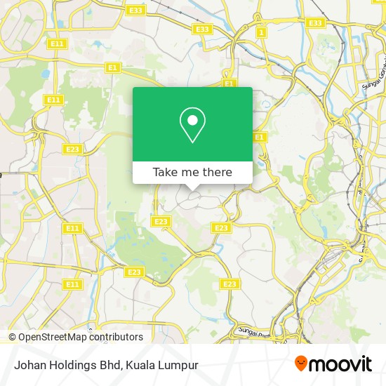 Johan Holdings Bhd map