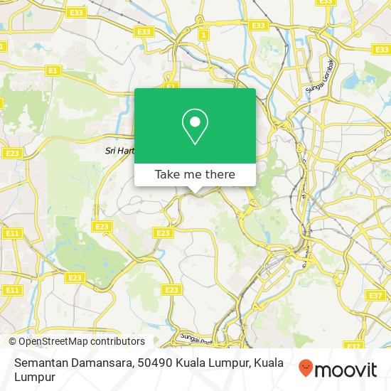 Semantan Damansara, 50490 Kuala Lumpur map