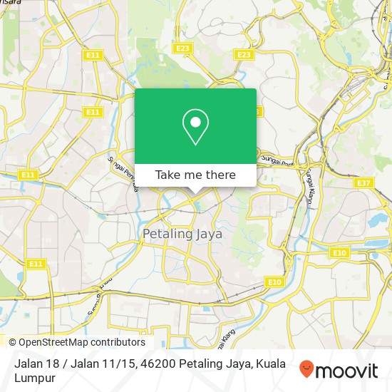 Jalan 18 / Jalan 11 / 15, 46200 Petaling Jaya map