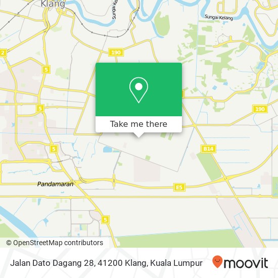 Jalan Dato Dagang 28, 41200 Klang map