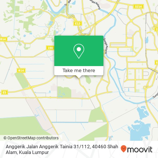 Peta Anggerik Jalan Anggerik Tainia 31 / 112, 40460 Shah Alam