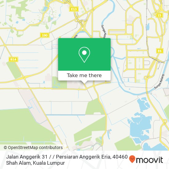 Peta Jalan Anggerik 31 / / Persiaran Anggerik Eria, 40460 Shah Alam