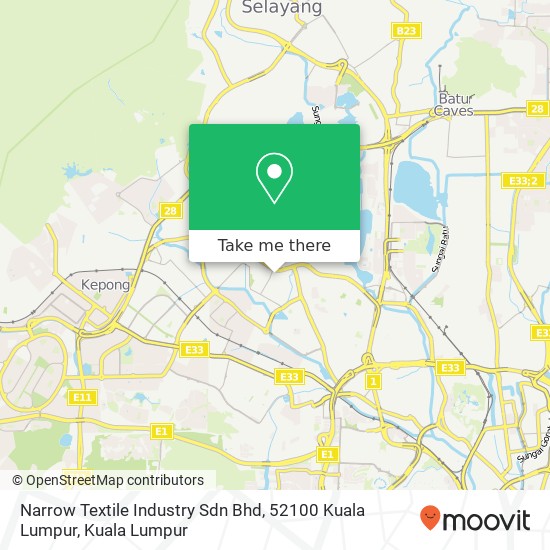 Peta Narrow Textile Industry Sdn Bhd, 52100 Kuala Lumpur