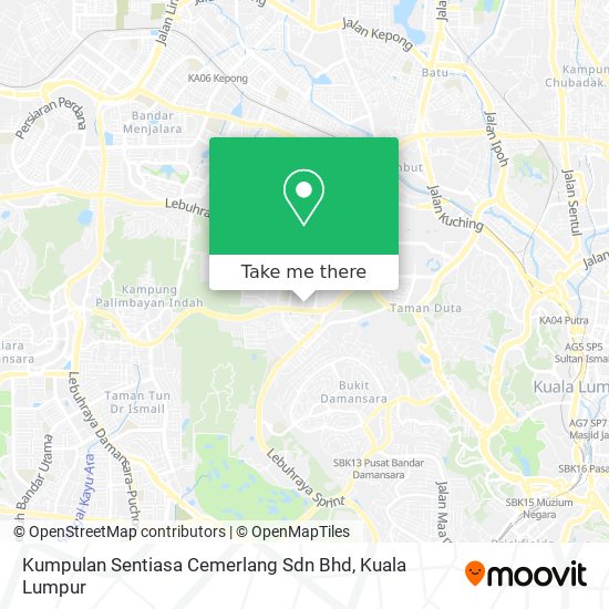 Kumpulan Sentiasa Cemerlang Sdn Bhd map