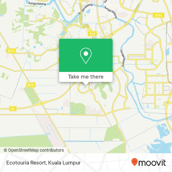 Ecotouria Resort map