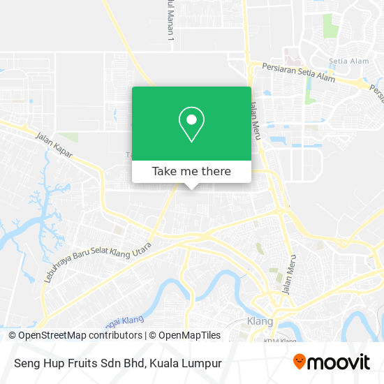 Peta Seng Hup Fruits Sdn Bhd