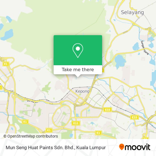 Peta Mun Seng Huat Paints Sdn. Bhd.