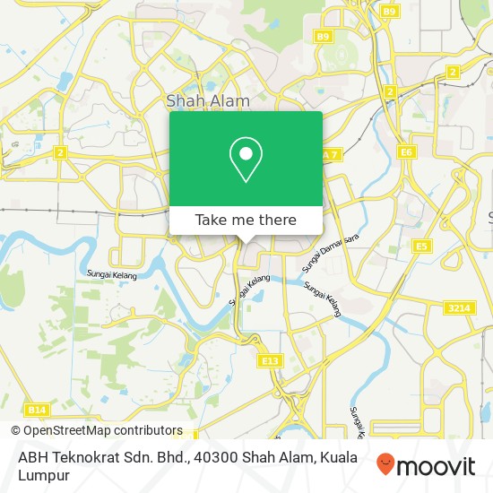 ABH Teknokrat Sdn. Bhd., 40300 Shah Alam map