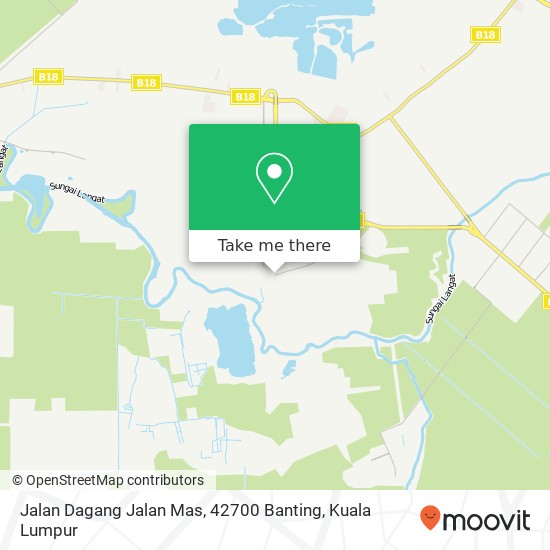 Peta Jalan Dagang Jalan Mas, 42700 Banting