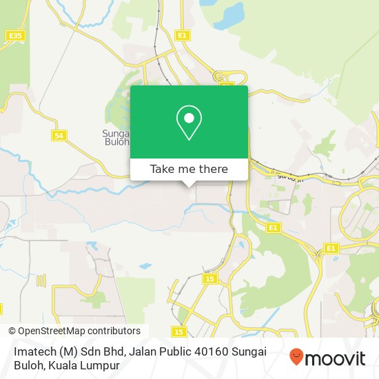 Imatech (M) Sdn Bhd, Jalan Public 40160 Sungai Buloh map