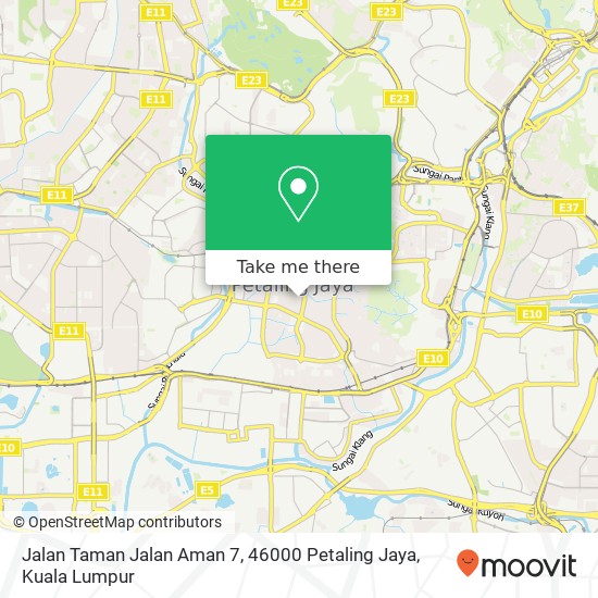 Jalan Taman Jalan Aman 7, 46000 Petaling Jaya map
