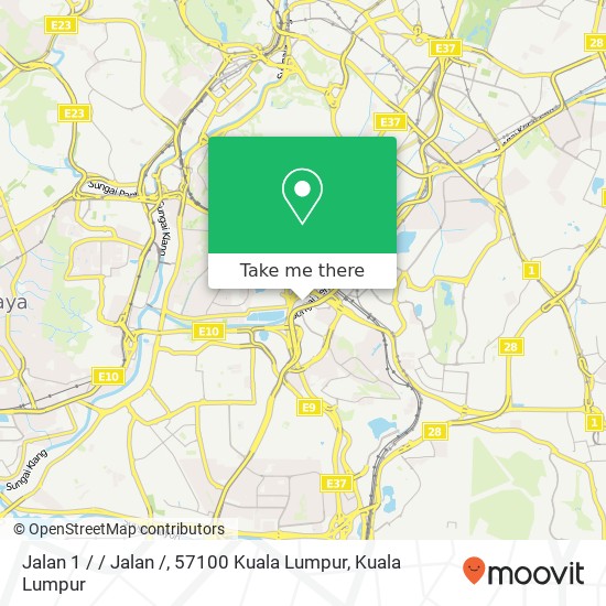 Jalan 1 / / Jalan /, 57100 Kuala Lumpur map