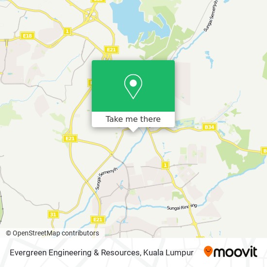 Evergreen Engineering & Resources map