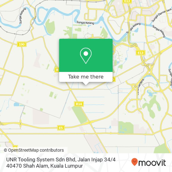 UNR Tooling System Sdn Bhd, Jalan Injap 34 / 4 40470 Shah Alam map