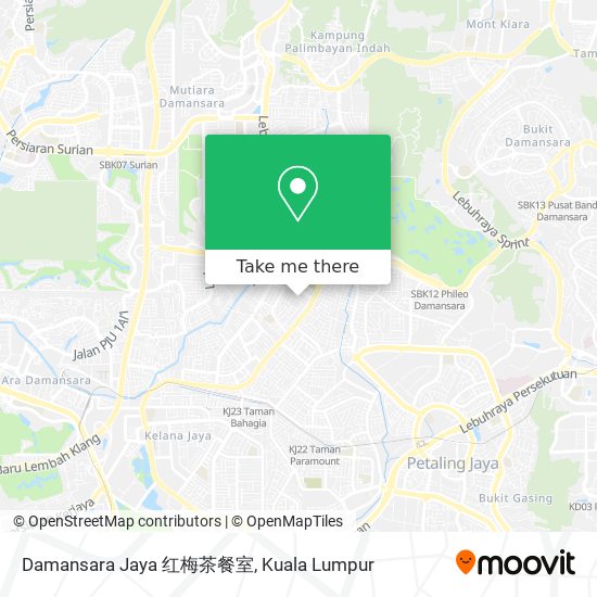 Damansara Jaya 红梅茶餐室 map