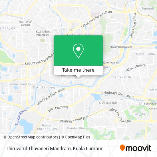 Thiruvarul Thavaneri Mandram map