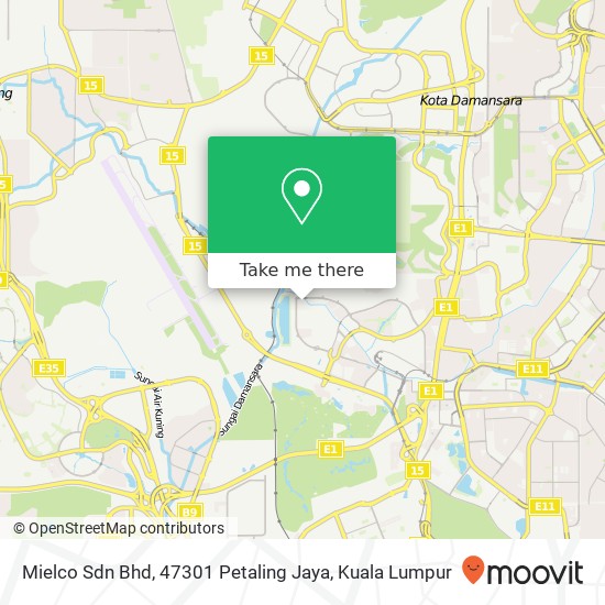 Mielco Sdn Bhd, 47301 Petaling Jaya map