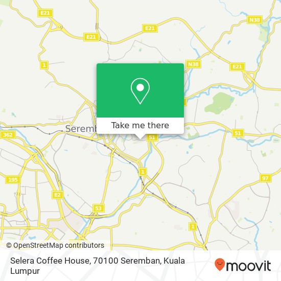 Selera Coffee House, 70100 Seremban map