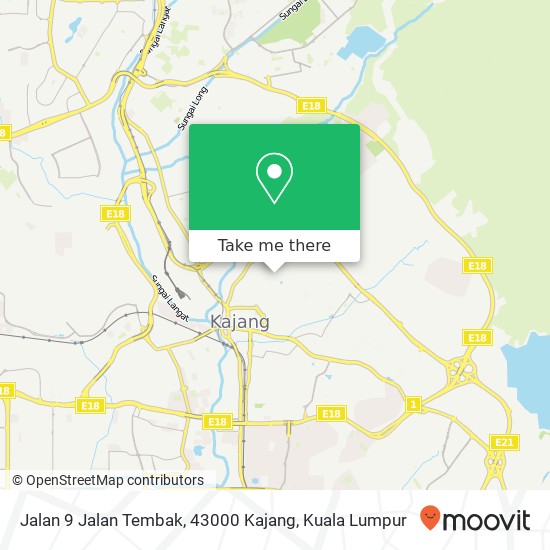 Jalan 9 Jalan Tembak, 43000 Kajang map