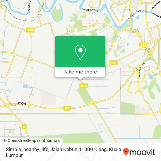 Simple_healthy_life, Jalan Kebun 41000 Klang map