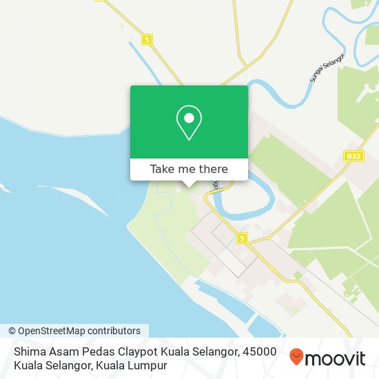 Shima Asam Pedas Claypot Kuala Selangor, 45000 Kuala Selangor map