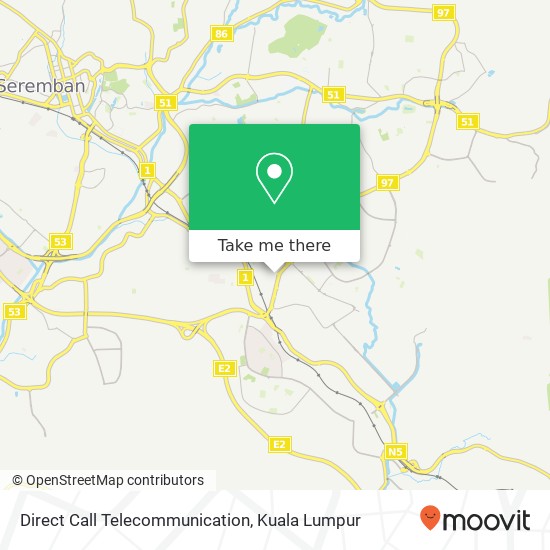 Direct Call Telecommunication map